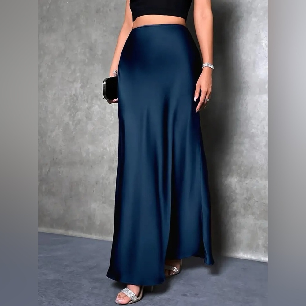 Satin Maxi Skirt